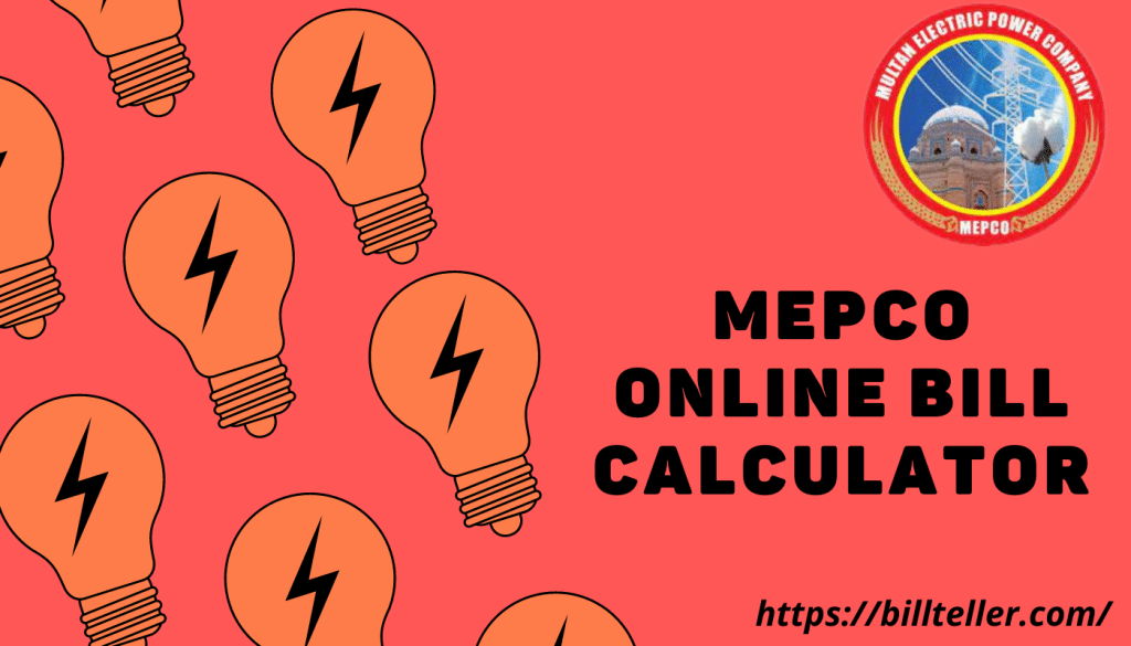MEPCO Online Bill Estimator